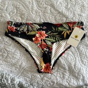 Body Glove Women’s Bikini Bottoms Incognito Floral, Large